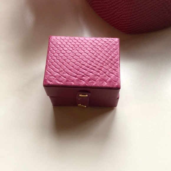 Charlie Lapson Heart Shaped pink Jewelry Box. - Picture 3 of 7